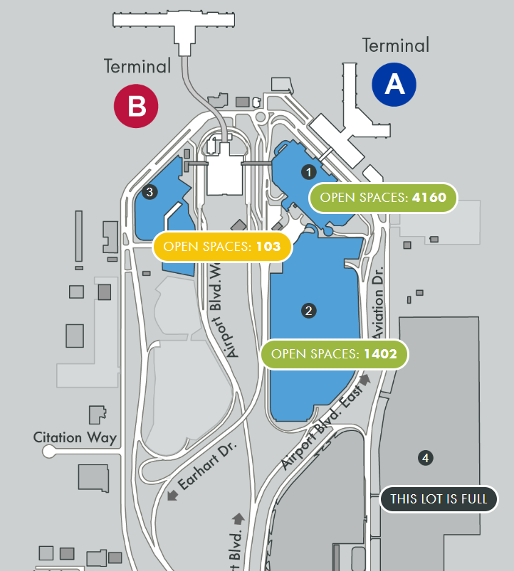 SMF Airport Terminal Map