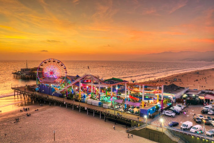 Santa Monica Pier and Beach