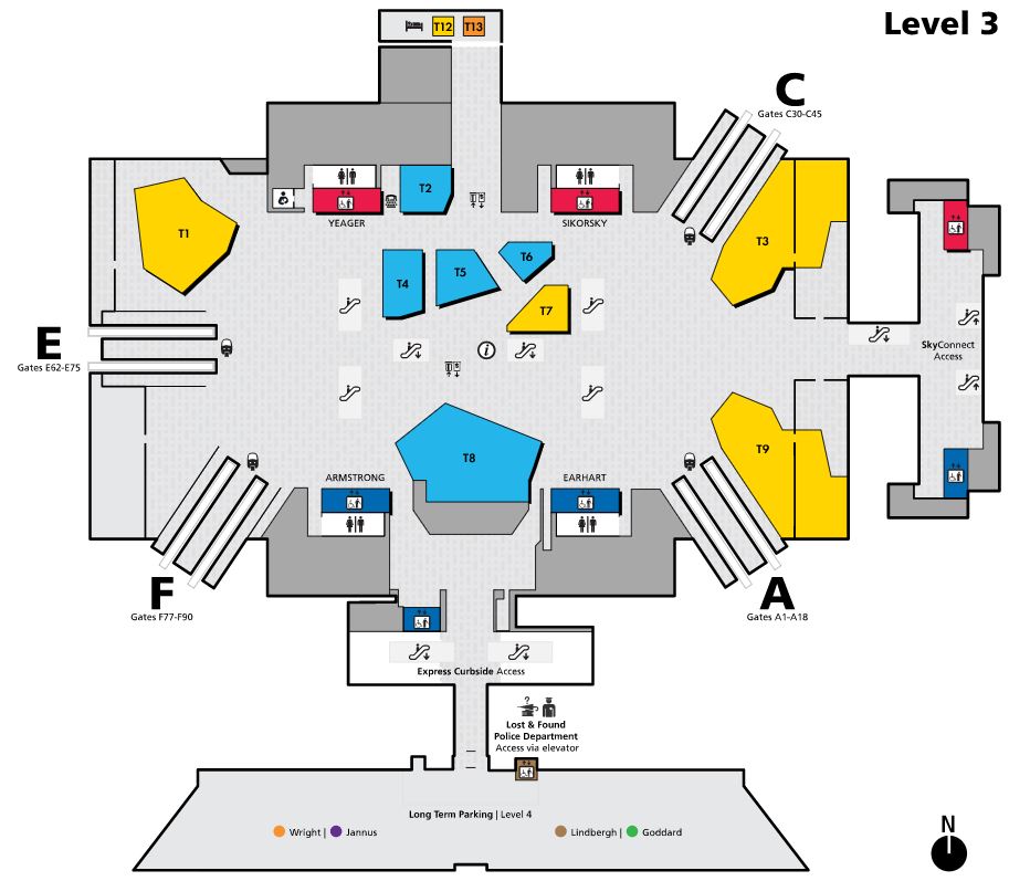 Tampa Bay Fl Airport Map - Tampa International Airport Departures