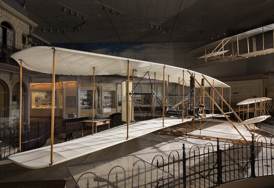 1903 Wright Flyer at the Smithsonian Air and Space Museum