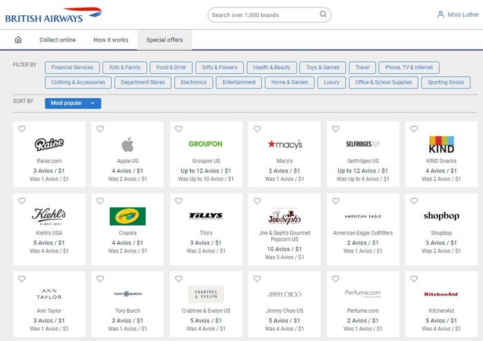 British Airways Executive Club eStore Special Offers British Airways Executive Club eStore Special Offers