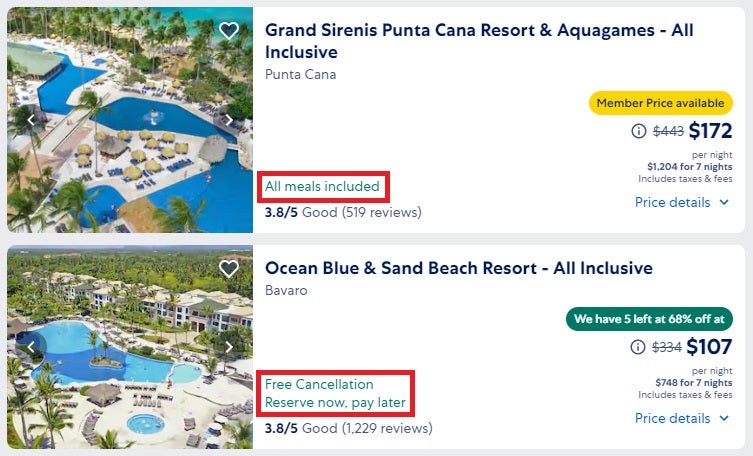 Expedia hotel search benefits