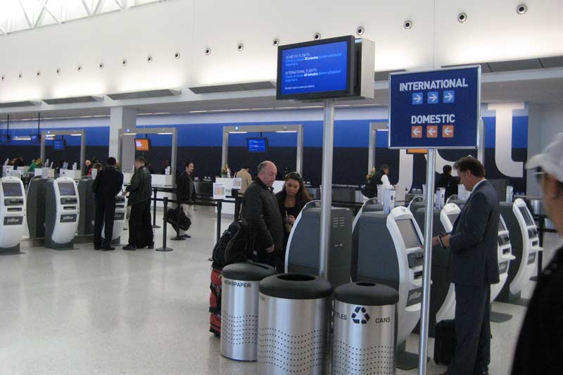 JFK Jetblue Terminal 5 Check In Kiosks