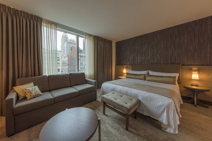 Marriott Vacation Club Pulse New York City Deluxe King Guest Room Marriott Vacation Club Pulse New York City Deluxe King Guest Room