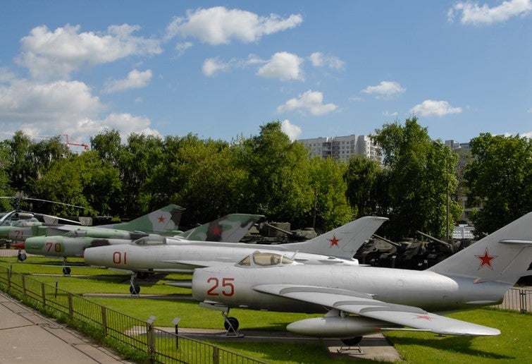 Mig Jet Fighters at the Russian Central Air Force Museum 1