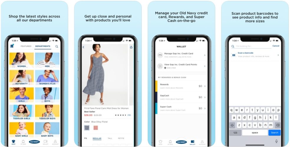 Old Navy Credit Cards Rewards Program Worth It 2023   Old Navy App Screenshot 984x500 