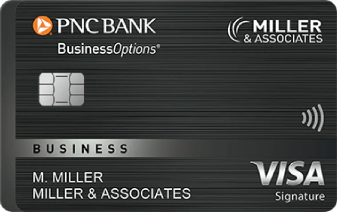 PNC BusinessOptions Visa Signature credit card