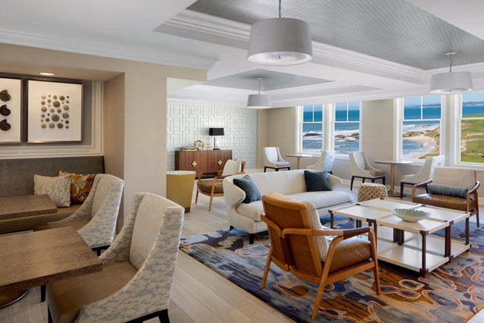 Ritz Carlton Half Moon Bay Club Lounge