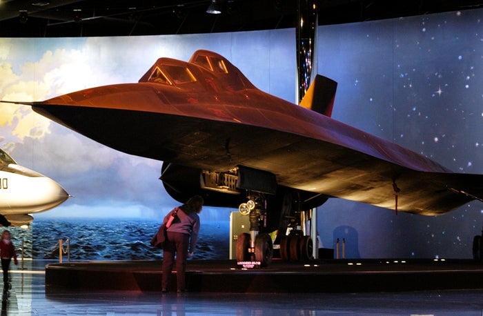 SR 71B Blackbird at Air Zoo
