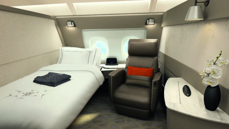 Singapore Airlines Airbus A380 First Class Suites