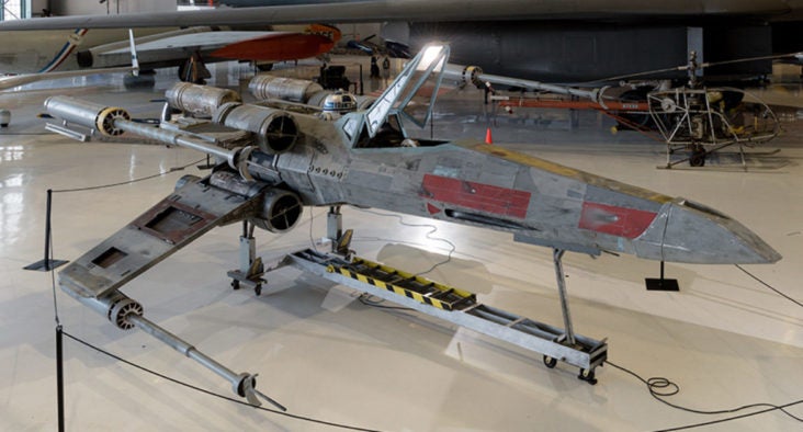 Star Wars X Wing Starfighter at the Wings Over the Rockies Air and Space Museum Star Wars X Wing Starfighter at the Wings Over the Rockies Air and Space Museum