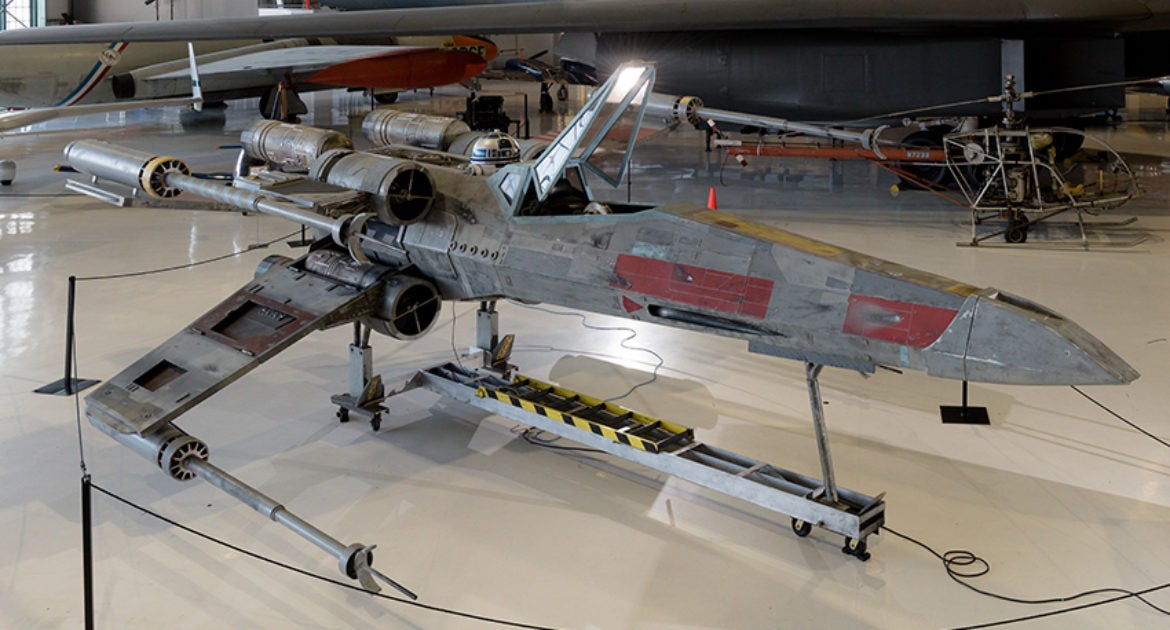 Star Wars X Wing Starfighter at the Wings Over the Rockies Air and Space Museum