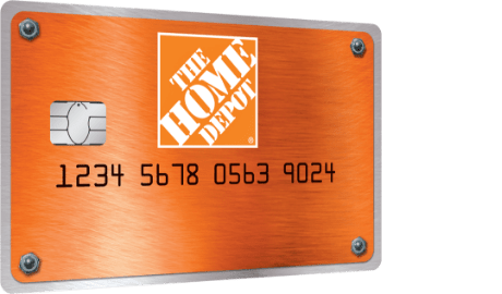 The Home Depot Consumer Credit Card Angled