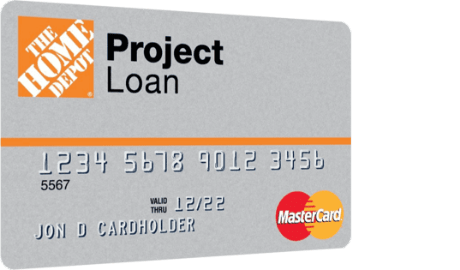 The Home Depot Project Loan Card Angled