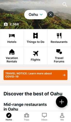 Tripadvisor iOS