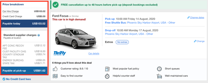 Agoda Car Rental Payment