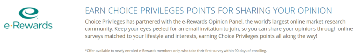 Choice Privileges e-Rewards Choice Privileges e-Rewards