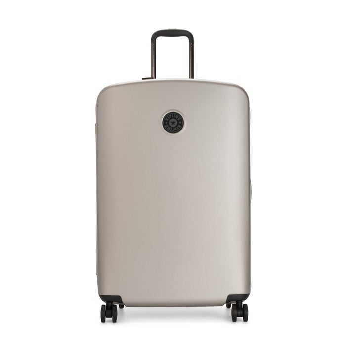 Curiosity Large Metallic 4 Wheeled Rolling Luggage