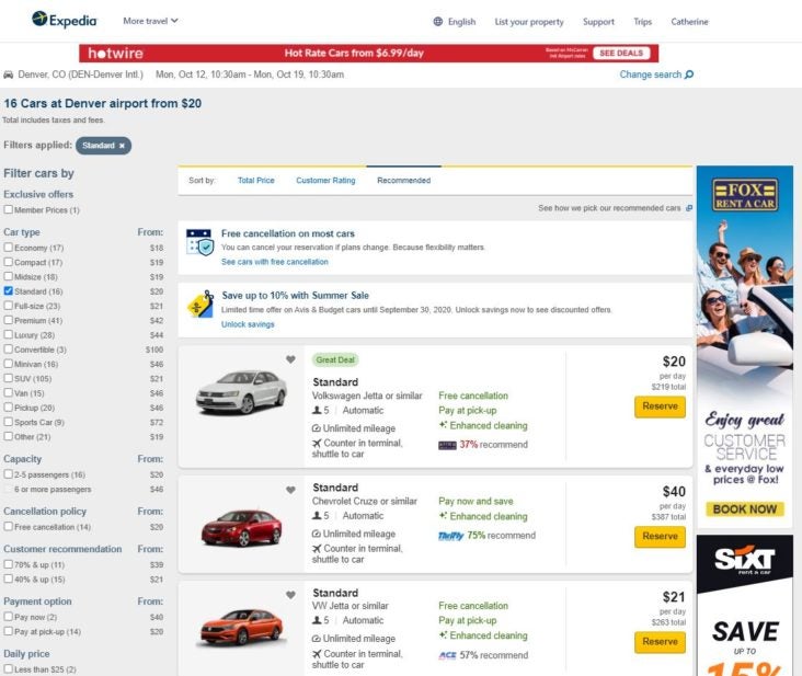 Expedia Car Rentals Expedia Car Rentals