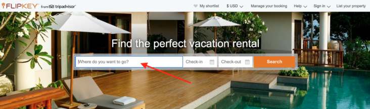 How to search for a vacation rental on FlipKey How to search for a vacation rental on FlipKey
