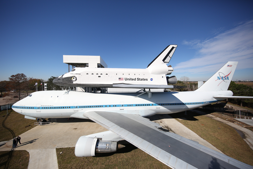 NASA Independece Plaza Houston Space Shuttle 747