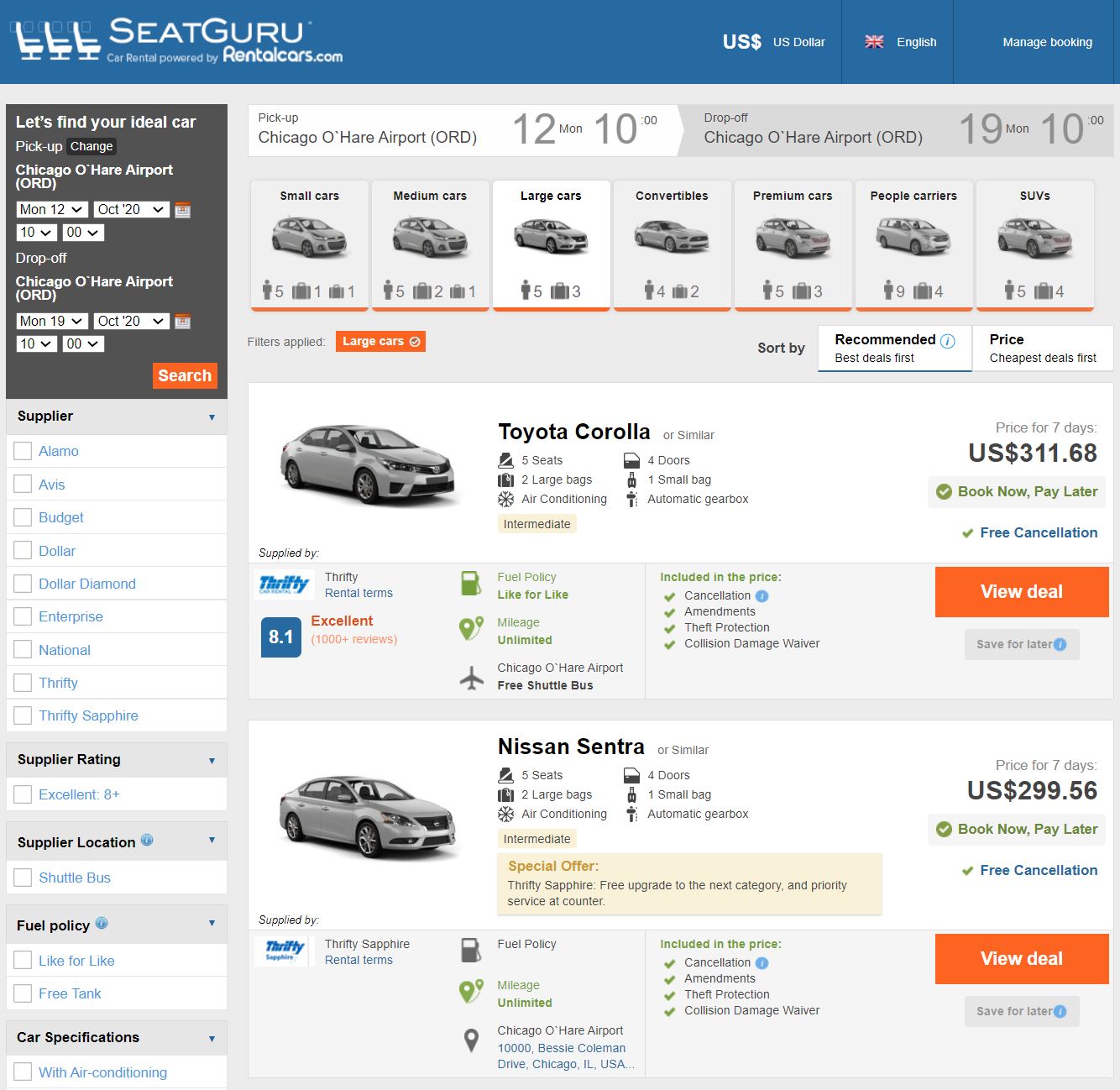 How to Book Cheap Car Rentals in Chicago 2024