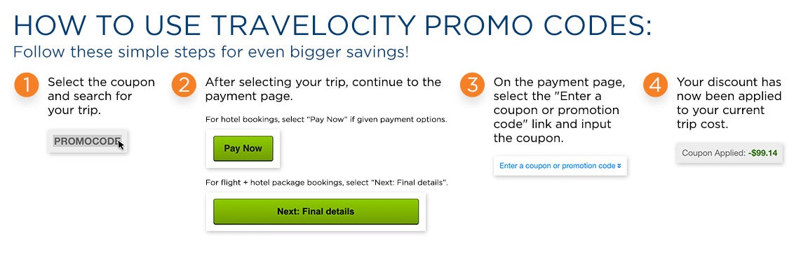 Travelocity How To Use Promo Codes
