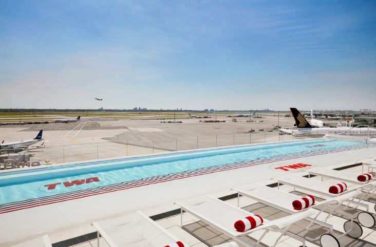TWA Hotel Pool at JFK Airport TWA Hotel Pool at JFK Airport