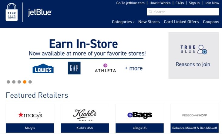 TrueBlue Shopping