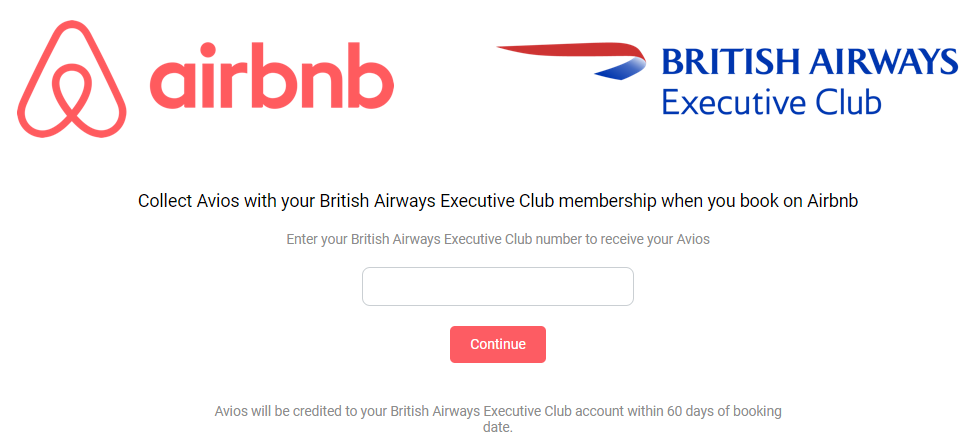 British Airways Airbnb