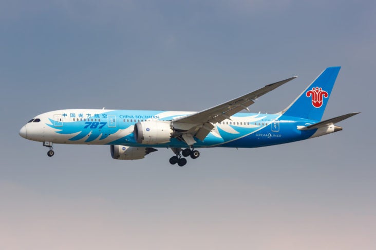 China Southern airplane China Southern airplane