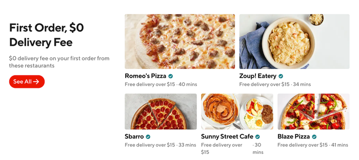 Free delivery on first order on DoorDash Free delivery on first order on DoorDash