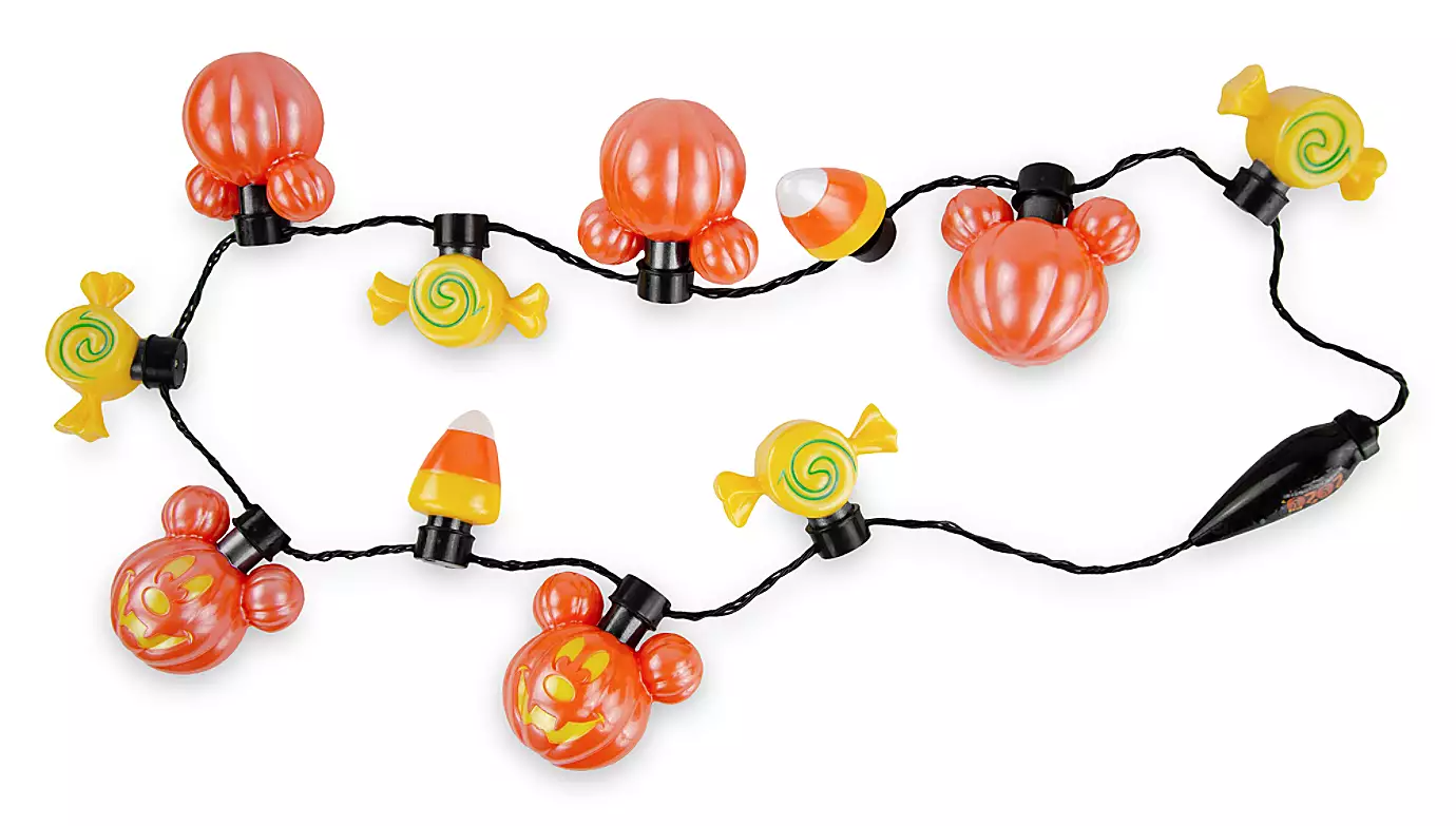 Mickey Mouse Pumpkin Light Up Necklace Mickey Mouse Pumpkin Light Up Necklace