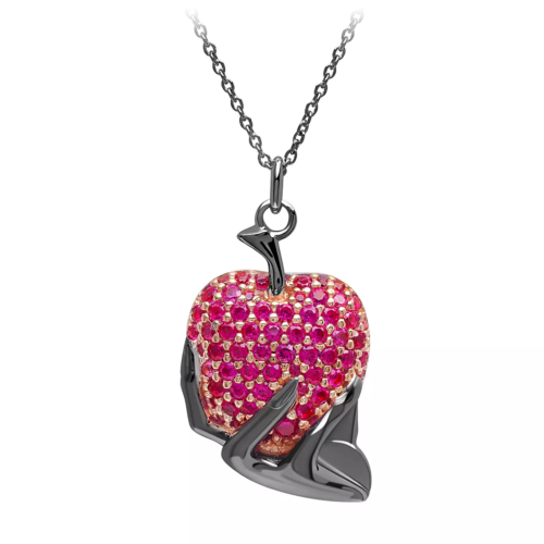 Snow White and the Seven Dwarfs Apple Necklace by CRISLU Snow White and the Seven Dwarfs Apple Necklace by CRISLU