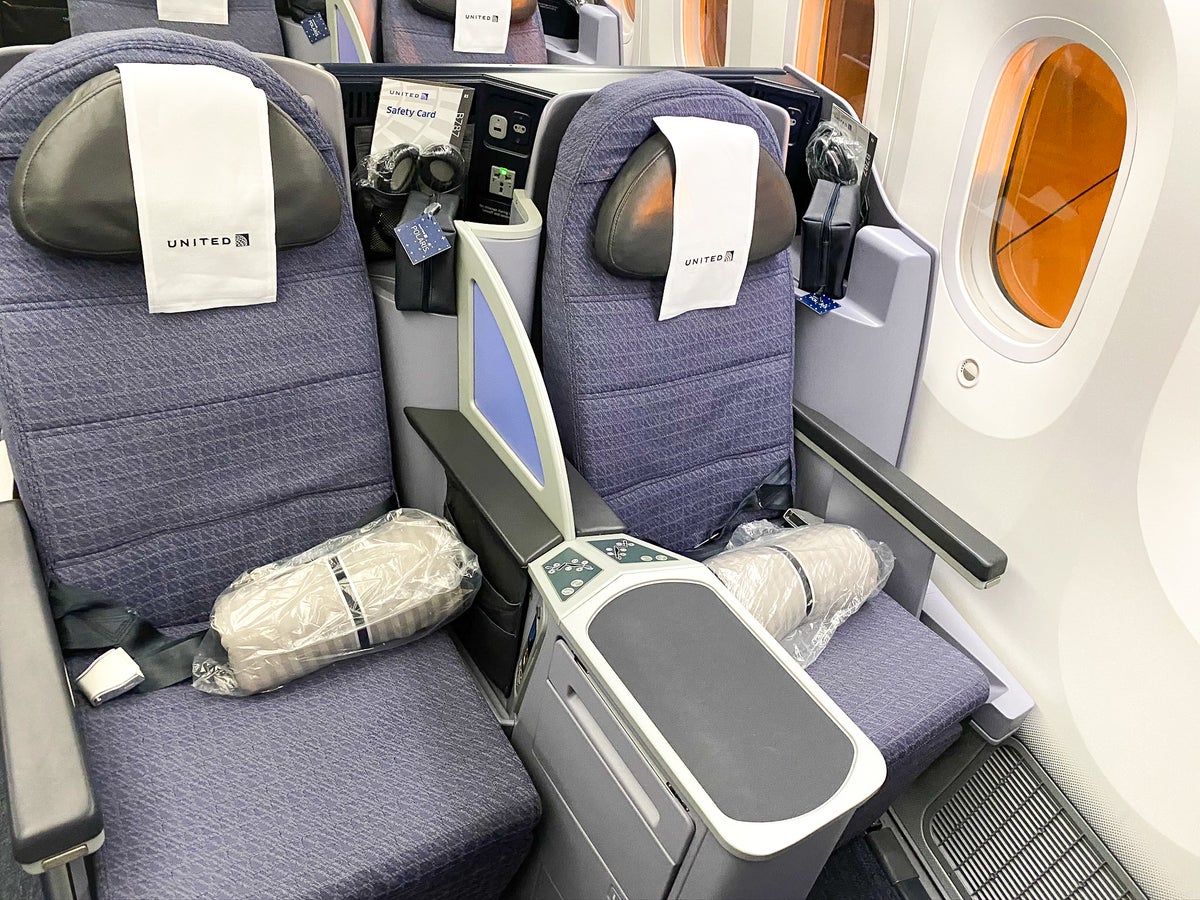 United Boeing 787 Dreamliner Polaris Business Class Seats