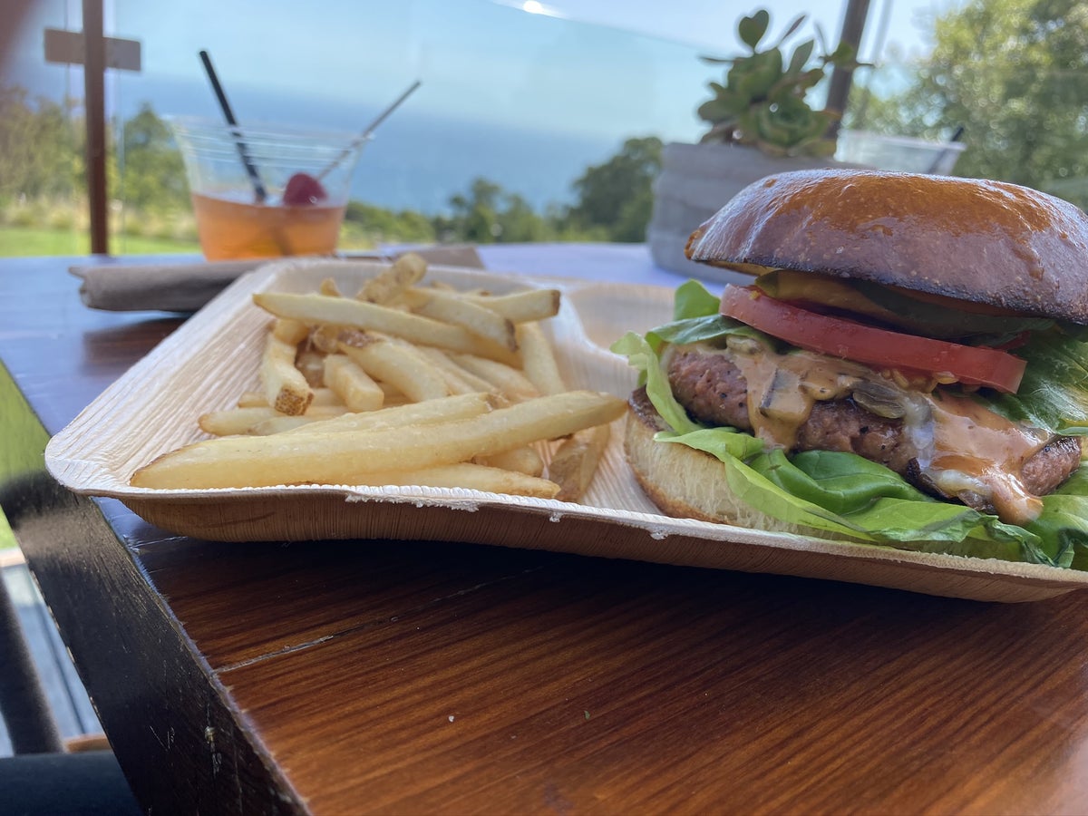 Ventana Big Sur an Alila Resort Big Sur smash burger
