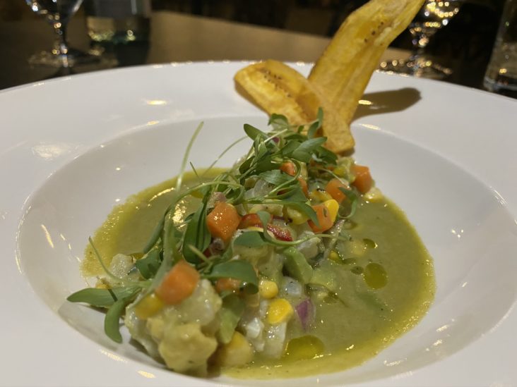 Ventana Big Sur an Alila Resort Sur House halibut ceviche Ventana Big Sur an Alila Resort Sur House halibut ceviche