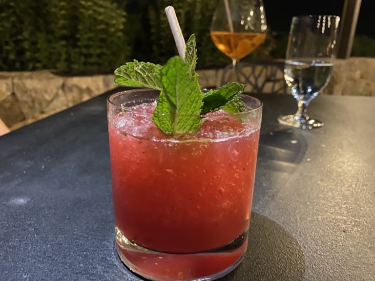 Ventana Big Sur an Alila Resort Sur House raspberry mojito Ventana Big Sur an Alila Resort Sur House raspberry mojito