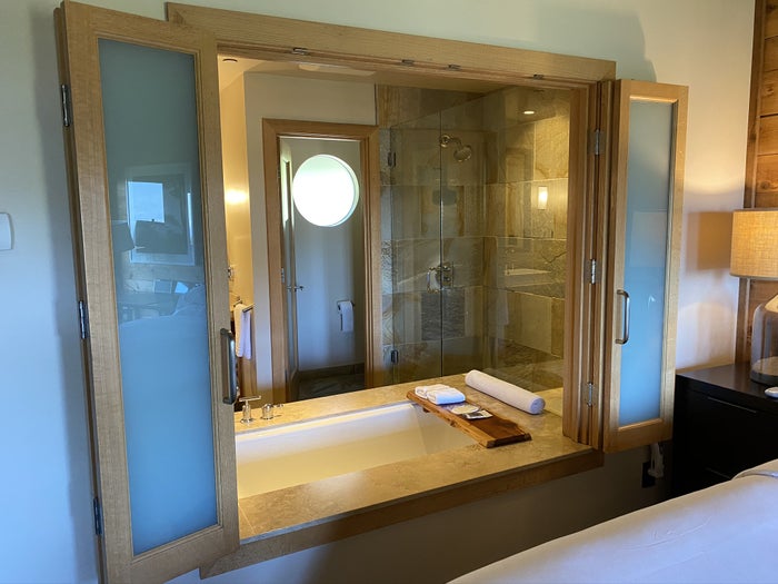 Ventana Big Sur an Alila Resort Ventana fireplace guestroom bathroom
