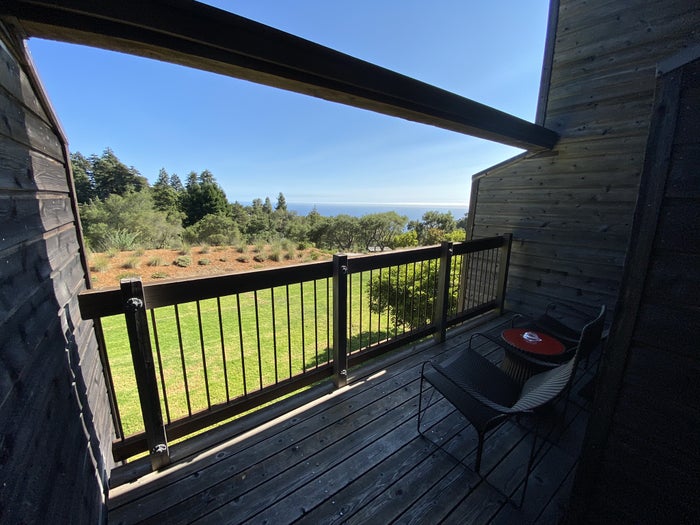 Ventana Big Sur an Alila Resort Ventana fireplace guestroom private outdoor deck Ventana Big Sur an Alila Resort Ventana fireplace guestroom private outdoor deck