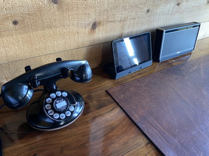Ventana Big Sur an Alila Resort Ventana fireplace guestroom telephone and desk Ventana Big Sur an Alila Resort Ventana fireplace guestroom telephone and desk