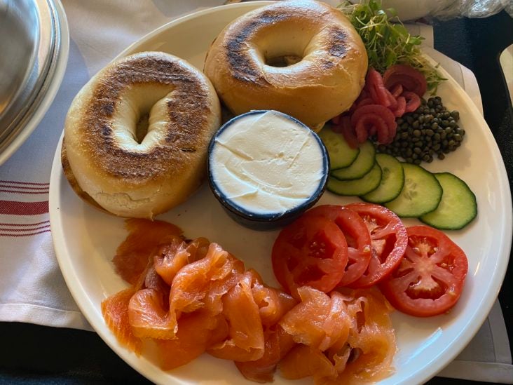 Ventana Big Sur an Alila Resort in room dining Lox Bagels Ventana Big Sur an Alila Resort in room dining Lox Bagels