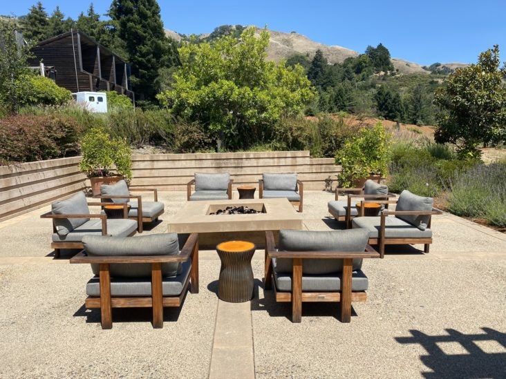 Ventana Big Sur an Alila Resort outdoor fire pit Ventana Big Sur an Alila Resort outdoor fire pit