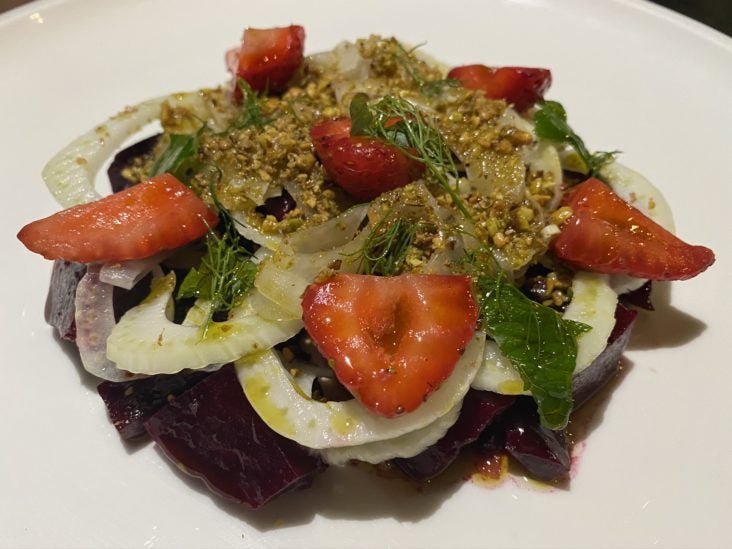 Ventana Big Sur an Alila Resort roasted beets Ventana Big Sur an Alila Resort roasted beets