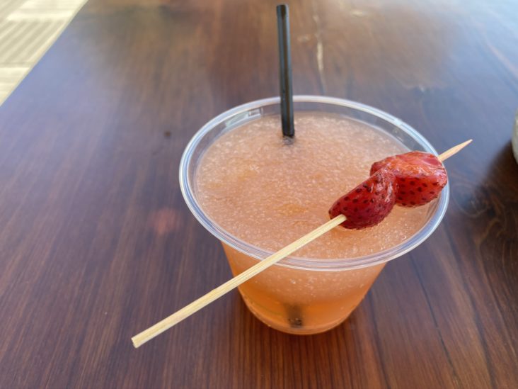 Ventana Big Sur an Alila Resort strawberry frosé Ventana Big Sur an Alila Resort strawberry frosé