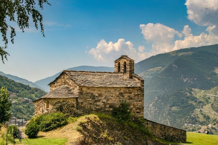 Andorra Countryside Brick Building Andorra Countryside Brick Building