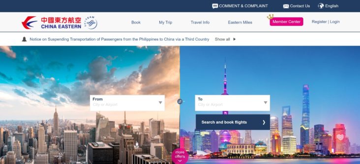 China Eastern Website China Eastern Website