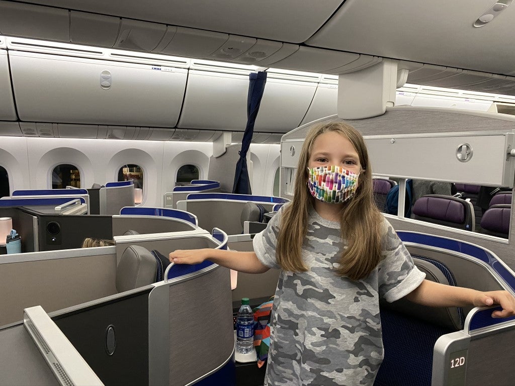 United Airlines 787-9 Polaris Business Class Review With Kids [EWR to GRU]