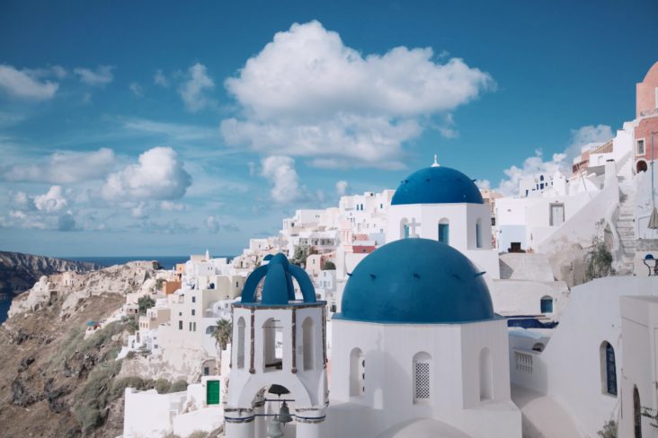 Greece Santorini Skyline Greece Santorini Skyline