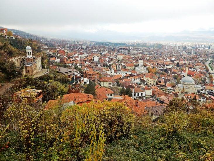 Kosovo city view Kosovo city view